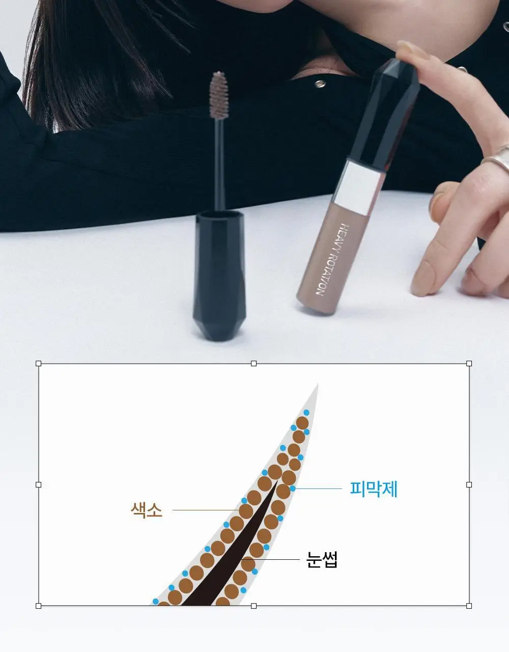 [1등브로우]키스미 헤비로테이션 컬러링 아이브로우 EX 6종 (단품/브로우카라기획) 상세페이지 26
